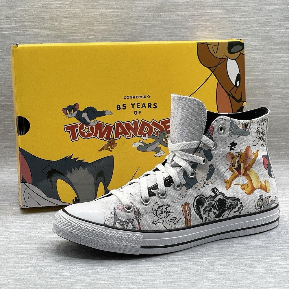 Converse Tom Jerry Sneakers Men's 11.5 Limited Ed 85th Anniversary Chuck Taylor